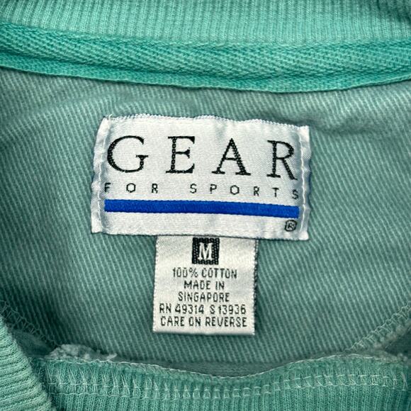 Vintage Green Mens M‎ US Army Fort Knox American Flag Sweatshirt Gear For Sports - Picture 4 of 7